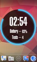 MNML UCCW Clock Widget Trial اسکرین شاٹ 1