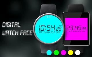 Digital Watch Face penulis hantaran