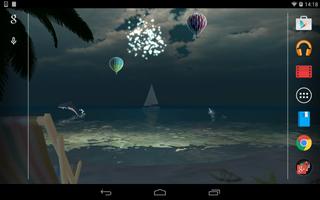 OCEAN BEACH 3D LWP free اسکرین شاٹ 2