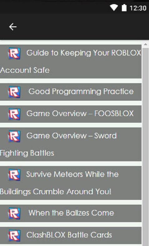 Guide Roblox For Android Apk Download - game overview clashblox battle cards roblox building guide