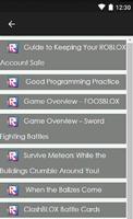 Guide Roblox ภาพหน้าจอ 1