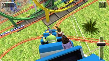 Roller Coaster 3D Game Sim - Crazy Roller Coaster Affiche
