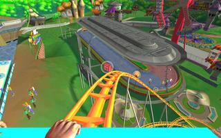 Poster Roller Coaster VR Attraction Slide Adventure 3D