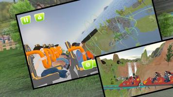 برنامه‌نما Rollercoaster Fun Ride Theme Park Simulator عکس از صفحه