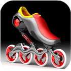 Roller Skates Design ไอคอน