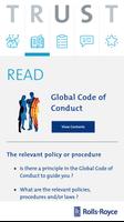 Rolls-Royce Code of Conduct poster
