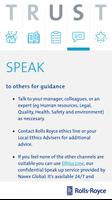 Rolls-Royce Code of Conduct captura de pantalla 2