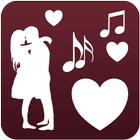 Romantische muziek liedjes mp3-icoon