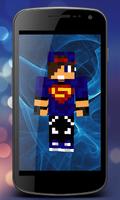 Skins boys for minecraft پوسٹر