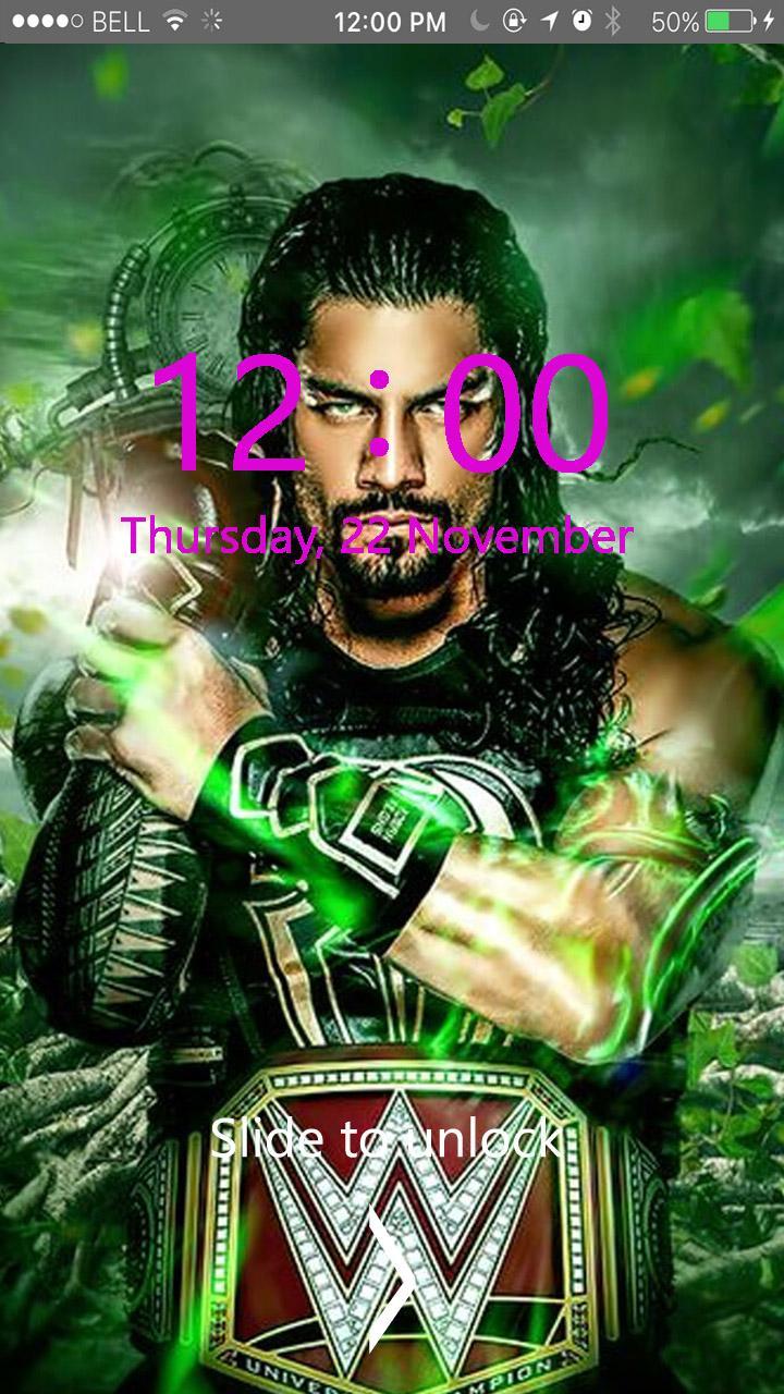 Roman Reigns Lock Screen Hd Wallpaper For Android Apk Download