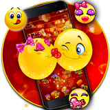 Romantic Glitter Emojis icône