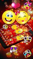 Romantic Glitter Emojis syot layar 2