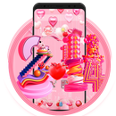 Pink Romantic Love Valentine Theme APK