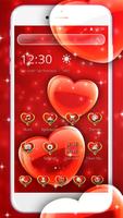 Romantic Red Heart Theme screenshot 2