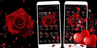 Romantic Rose Love Theme captura de pantalla 3