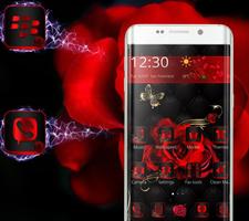 Romantic Red Rose Theme poster