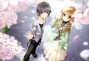 Romantic Anime Wallpaper capture d'écran 2