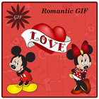 Romantic Gif Stickers آئیکن