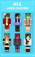 Girls Skins with Ears for Minecraft syot layar 2