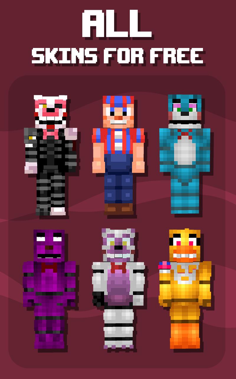 Skins FNAF for Minecraft for Android APK Download