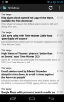 RSSdose Reader (RSS Reader) 截图 1