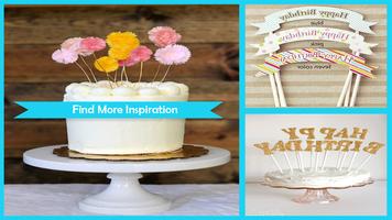 Creativos DIY Birthday Cake Toppers imagem de tela 1