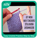 ステップごとの簡単なかぎ針編みの練習 APK