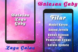 Balasan Lagu Gaby Poster