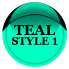 Teal Icon Pack Style 1 icono