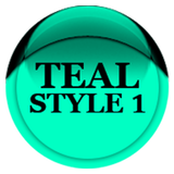 Teal Icon Pack Style 1 icône
