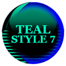 Teal Icon Pack Style 7 APK