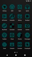 Teal Puzzle Icon Pack ✨Free✨ تصوير الشاشة 1