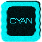 Cyan Noise Icon Pack icono