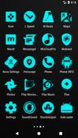 Cyan Noise Icon Pack captura de pantalla 3