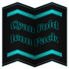 ikon Cyan Fold Icon Pack ✨Free✨