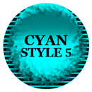 Cyan Icon Pack Style 5 APK