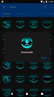 Cyan Icon Pack Style 2 اسکرین شاٹ 3