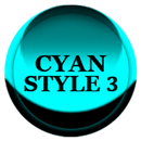 Cyan Icon Pack Style 3 APK