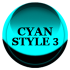 Cyan Icon Pack Style 3 иконка