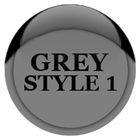 Grey Icon Pack Style 1 ไอคอน