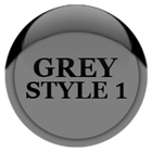 Grey Icon Pack Style 1 圖標