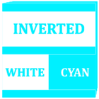 Inverted White Cyan Icon Pack icon