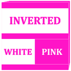 Inverted White Pink Icon Pack আইকন