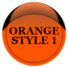 Orange Icon Pack Style 1 Zeichen