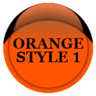 Orange Icon Pack Style 1 icône