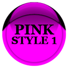 Pink Icon Pack Style 1 아이콘