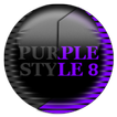 Purple Icon Pack Style 8 Zeichen
