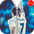 Ronaldo Zipper Lock Screen icono