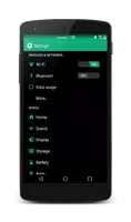 Green UI  CM11 Theme Affiche