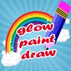 glow paint draw icône